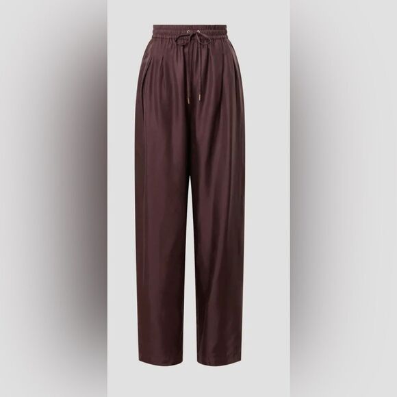 Silk Laundry Slouch Pants Size Small - Picture 7 of 13